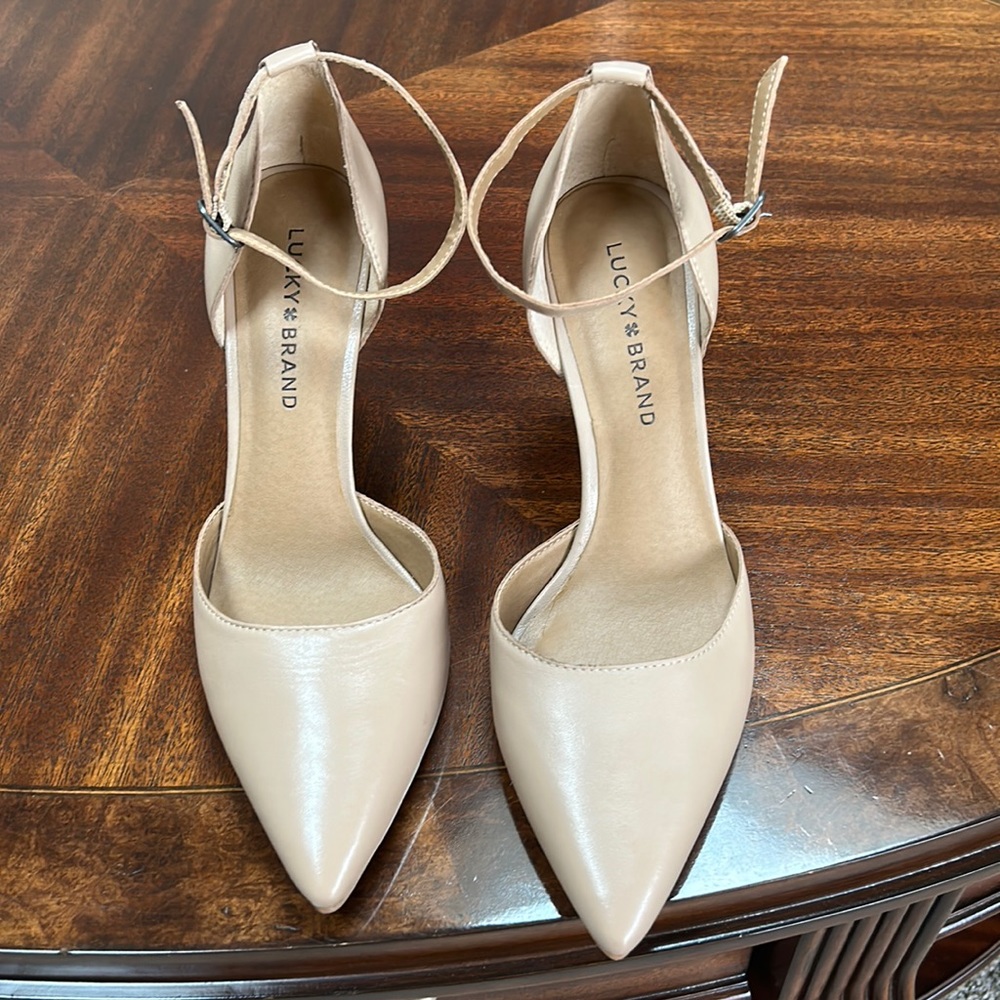 Lucky Brand Ankle Strap Highheal